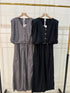 Summer Sleeves Adjustable Drawstring Tops With Trousers